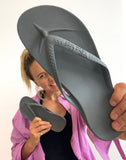 Archies ARCH SUPPORT THONGS - Charcoal