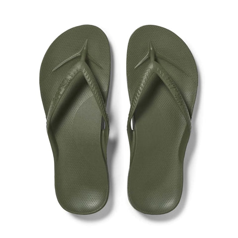 Archies ARCH SUPPORT THONGS - Khaki