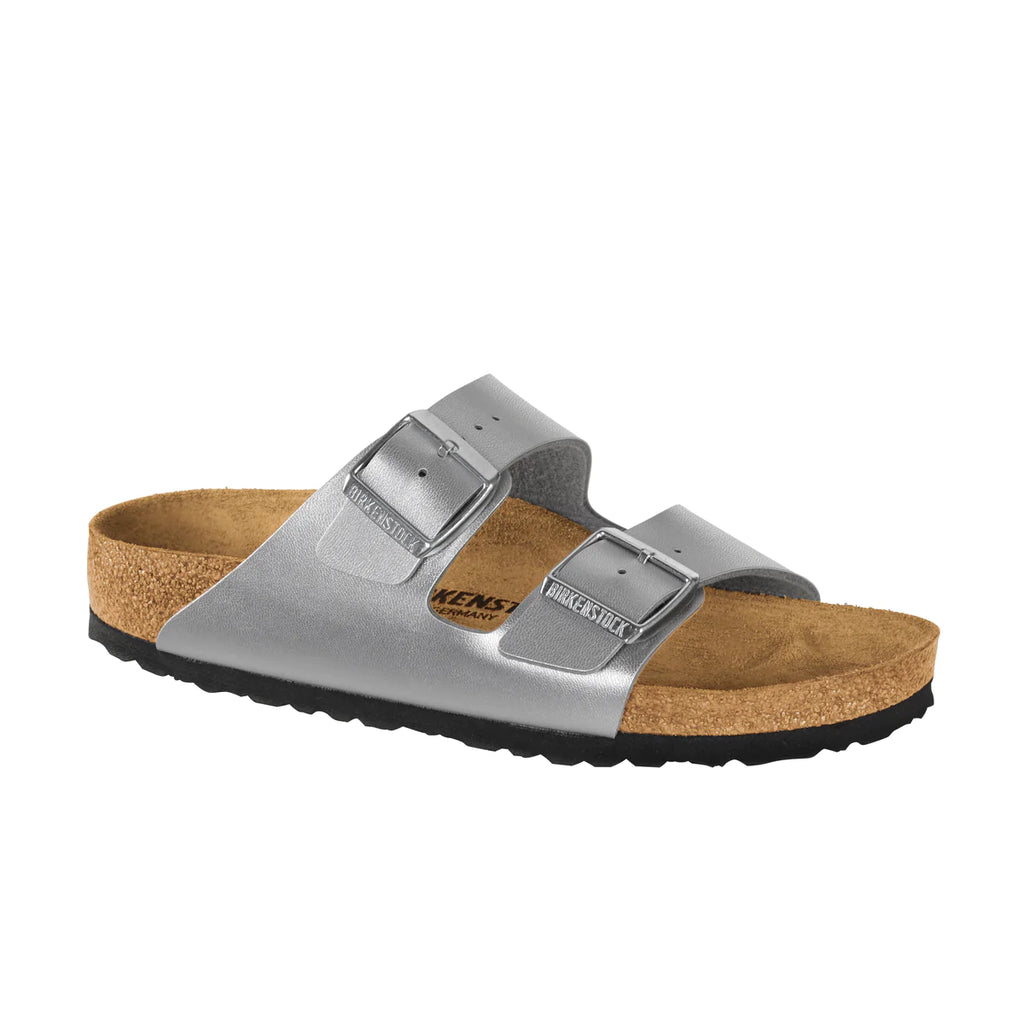 Birkenstock ARIZONA BIRKO FLOR Silver Sesto Shoex