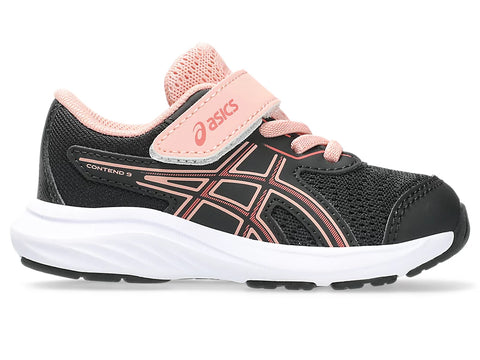 Asics Toddler CONTEND 9 TS Black/Dark Pink Clay