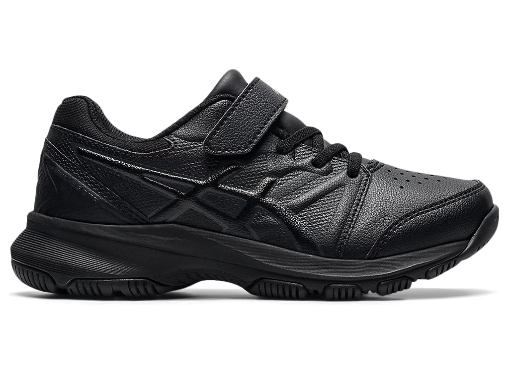 Black asics leather deals