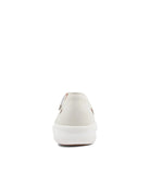 Ziera SACHET Xf White Leather Flat Shoes