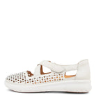 Ziera SACHET Xf White Leather Flat Shoes