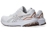 Asics WOMENS GT-1000 LEATHER 2 (D WIDE) White/Dark Red Planet