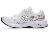 Asics WOMENS GT-1000 LEATHER 2 (D WIDE) White/Dark Red Planet