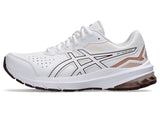 Asics WOMENS GT-1000 LEATHER 2 (D WIDE) White/Dark Red Planet
