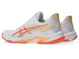 Asics WOMEN'S NETBURNER BALLISTIC FF 4 White/Vivid Coral