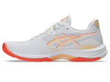 Asics WOMEN'S NETBURNER BALLISTIC FF 4 White/Vivid Coral
