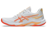 Asics WOMEN'S NETBURNER BALLISTIC FF 4 White/Vivid Coral