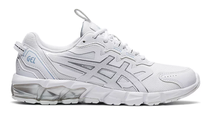Asics all white shoes on sale