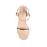 Verali CRANE BLOCK HEEL SANDALS - NUDE SOFTEE