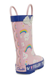 Clarks PLAY GUMBOOTS Pink Rainbows