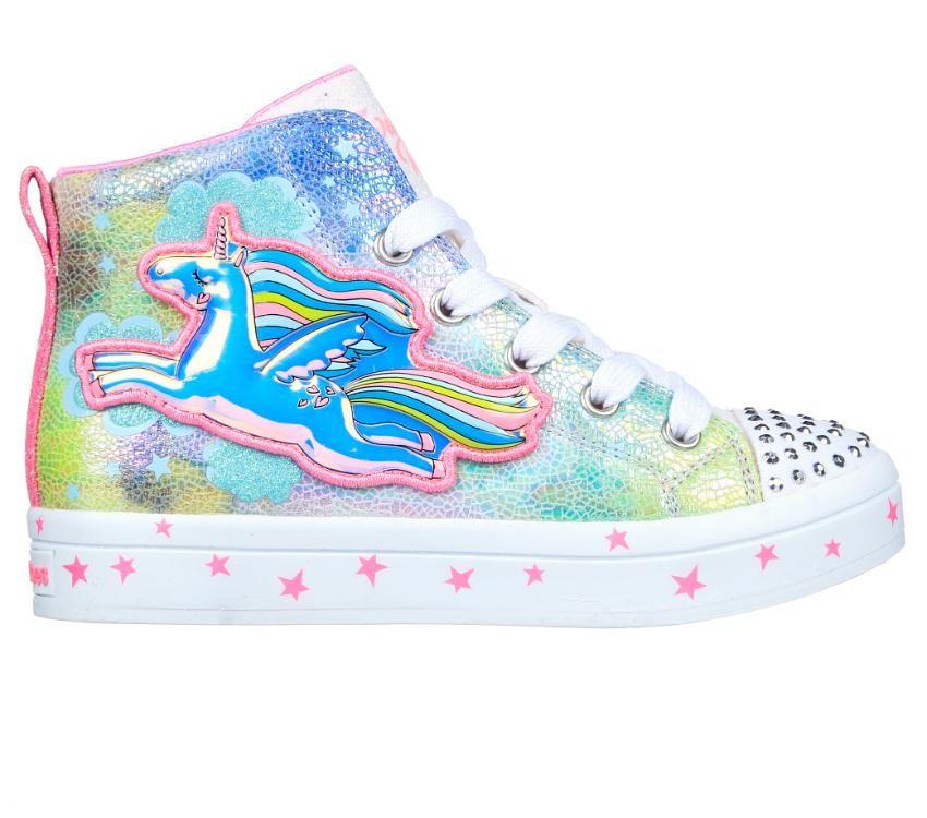 Skechers KIDS TWI-LITES UNICORN GALAXY Pink Multi – Sesto Shoex