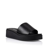 Verali RASCAL FLATFORM SLIDES - BLACK SMOOTH