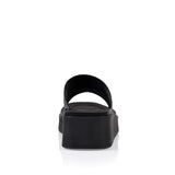 Verali RASCAL FLATFORM SLIDES - BLACK SMOOTH