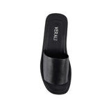 Verali RASCAL FLATFORM SLIDES - BLACK SMOOTH