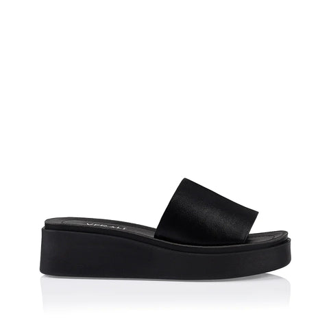 Verali RASCAL FLATFORM SLIDES - BLACK SMOOTH