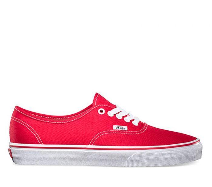 All red canvas vans Clearance