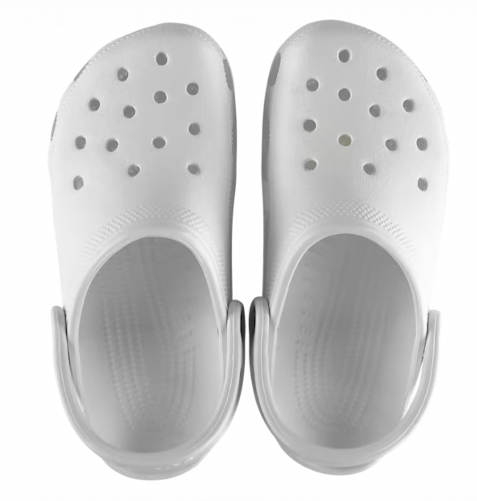Kids white online crocs