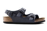 Birkenstock KIDS ROMA BIRKO-FLOR Navy Sandals