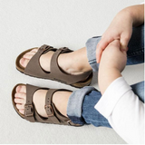 Birkenstock KIDS ROMA BIRKO-FLOR Mocca Sandals