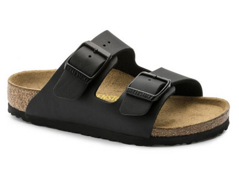 Birkenstock KIDS ARIZONA BIRKO-FLOR Black Sandals