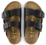 Birkenstock KIDS ARIZONA BIRKO-FLOR Black Sandals