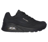 Skechers WOMEN'S UNO-STAND ON AIR Black/Black