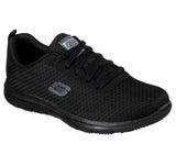 Skechers WOMEN'S WORK RELAXED FIT GHENTER - BRONAUGH SR Black