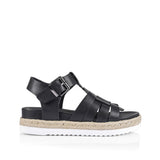 Verali DEVON CAGED SANDAL - Black Softee