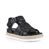 Verali DEVON CAGED SANDAL - Black Softee