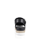 Verali DEVON CAGED SANDAL - Black Softee