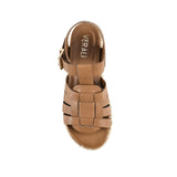 Verali DEVON CAGED SANDAL - Tan Softee