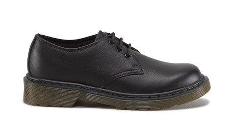 Dr. Martens Junior EVERLEY Black Leather Shoes