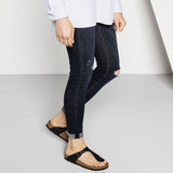 Birkenstock GIZEH BIRKO-FLOR Black