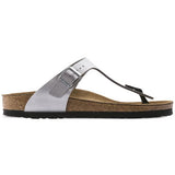 Birkenstock GIZEH BIRKO-FLOR Silver