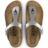Birkenstock GIZEH BIRKO-FLOR Silver