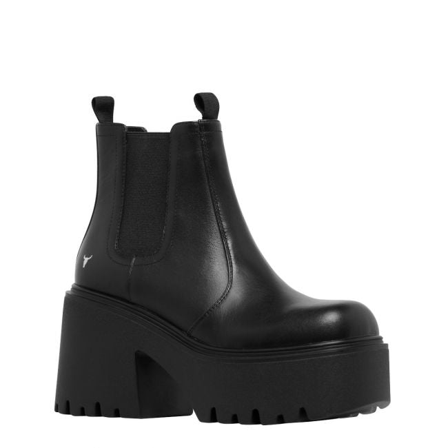 Windsor Smith Tricky Black leather Sesto Shoex