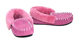 MOCCASINS Adults Pink Slippers