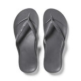 Archies ARCH SUPPORT THONGS - Charcoal