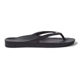 Archies ARCH SUPPORT THONGS - Crystal Black