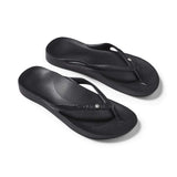 Archies ARCH SUPPORT THONGS - Crystal Black