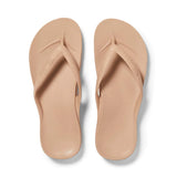 Archies ARCH SUPPORT THONGS - Tan