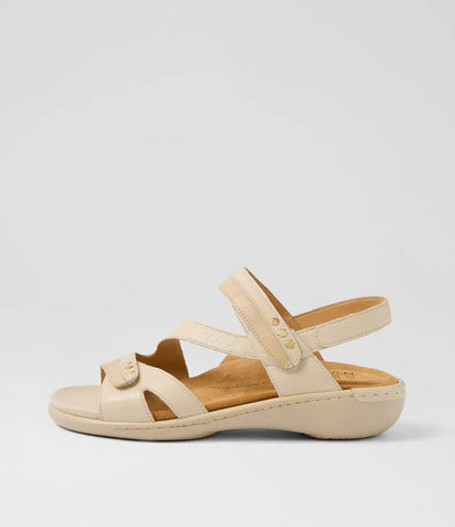 Ziera BEAUX W Vanilla Camel Leather Sandals