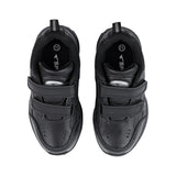 Sfida KIDS DEFY LEATHER V STRAP CROSS TRAINER Black