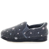 Panda ELEANOR STEPPINS Slippers - Grey Flower