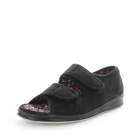 Panda ENTICE Slippers - Black