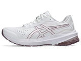 Asics WOMENS GT-1000 LEATHER 2 (D WIDE) White/Pale Pink