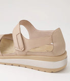 Ziera GEDD W Cafe Pale Rose Gold Leather Sandals