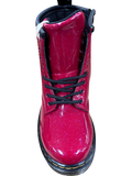 Dr. Martens 1460 Junior BOOT Cosmic Glitter Bright Red